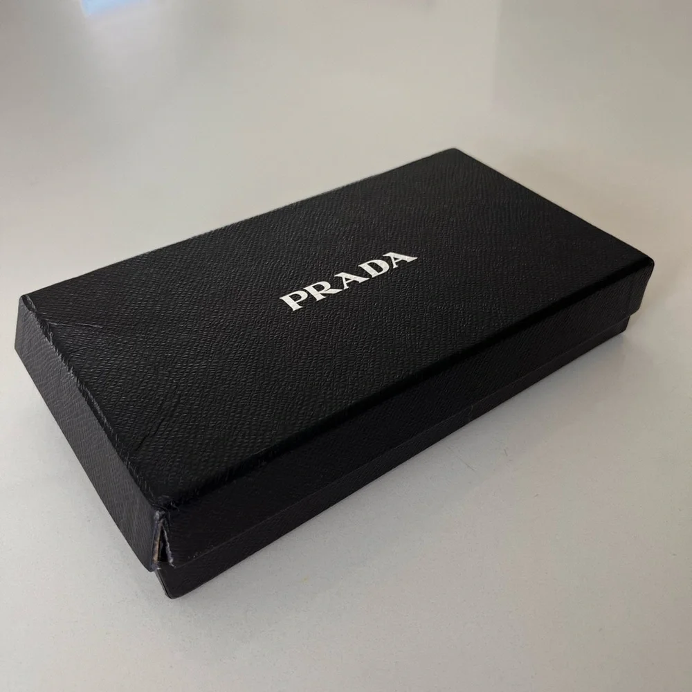 Authentic Prada Beige Leather Long Wallet - Picture 14 of 14